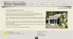 Desktop Screenshot of bonnet-immobilier.com