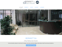 Tablet Screenshot of bonnet-immobilier.fr